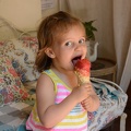Grignan - Greta Enjoying her Ice Cream1
